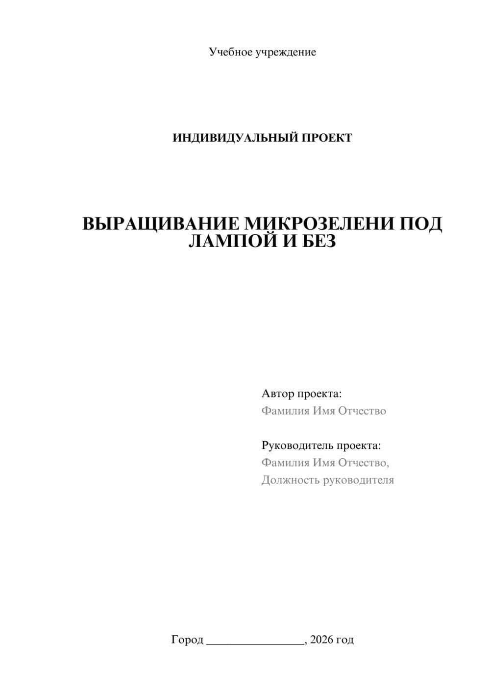 Предпросмотр проекта 1