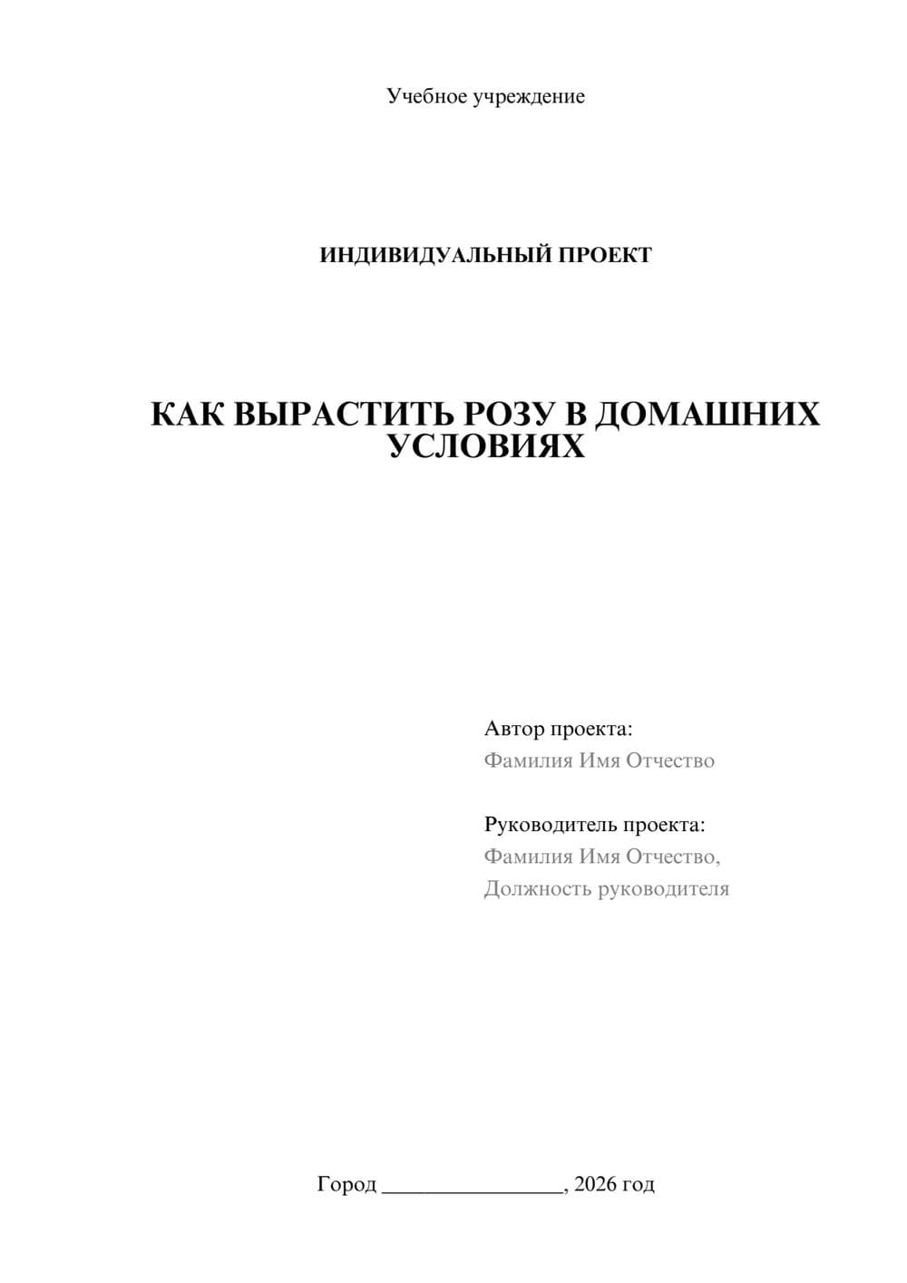 Предпросмотр проекта 1