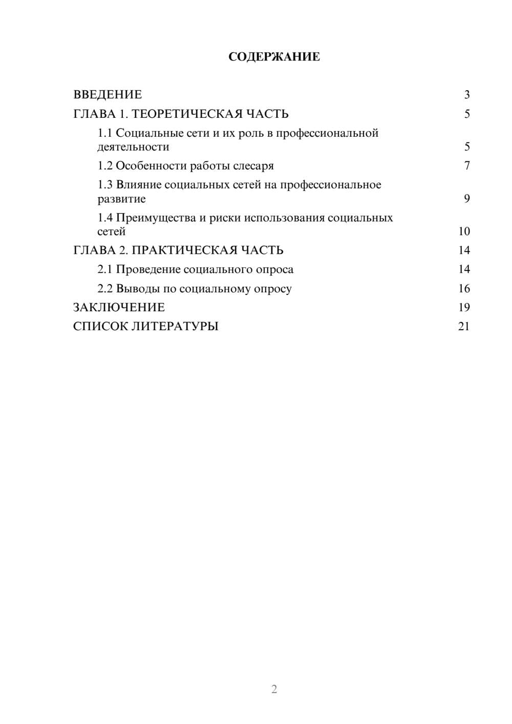 Предпросмотр проекта 2