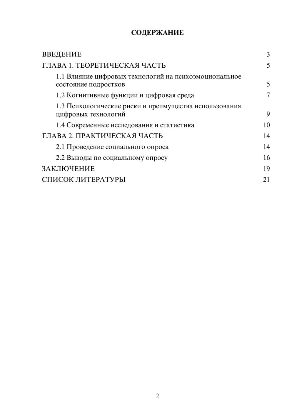 Предпросмотр проекта 2