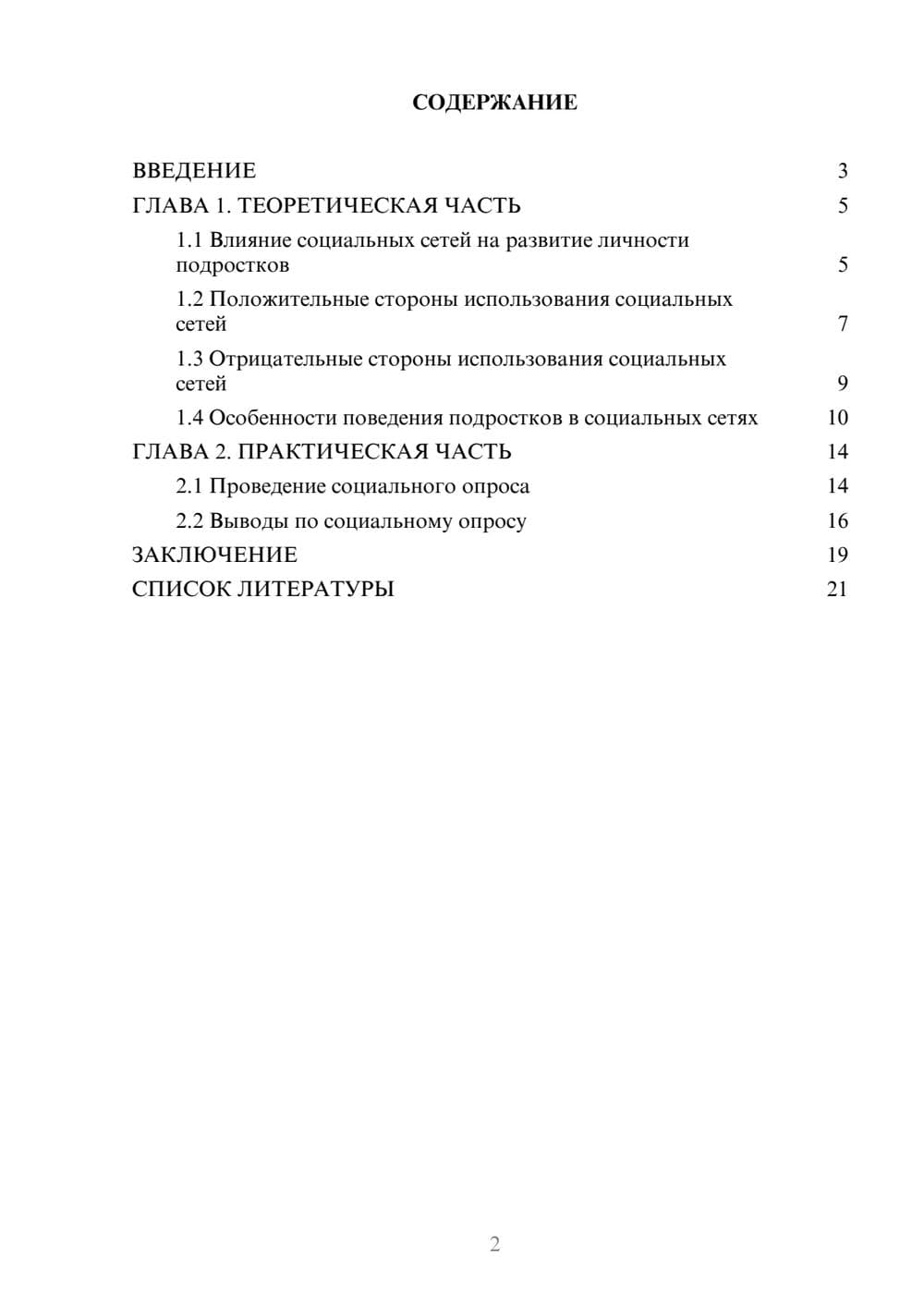 Предпросмотр проекта 2