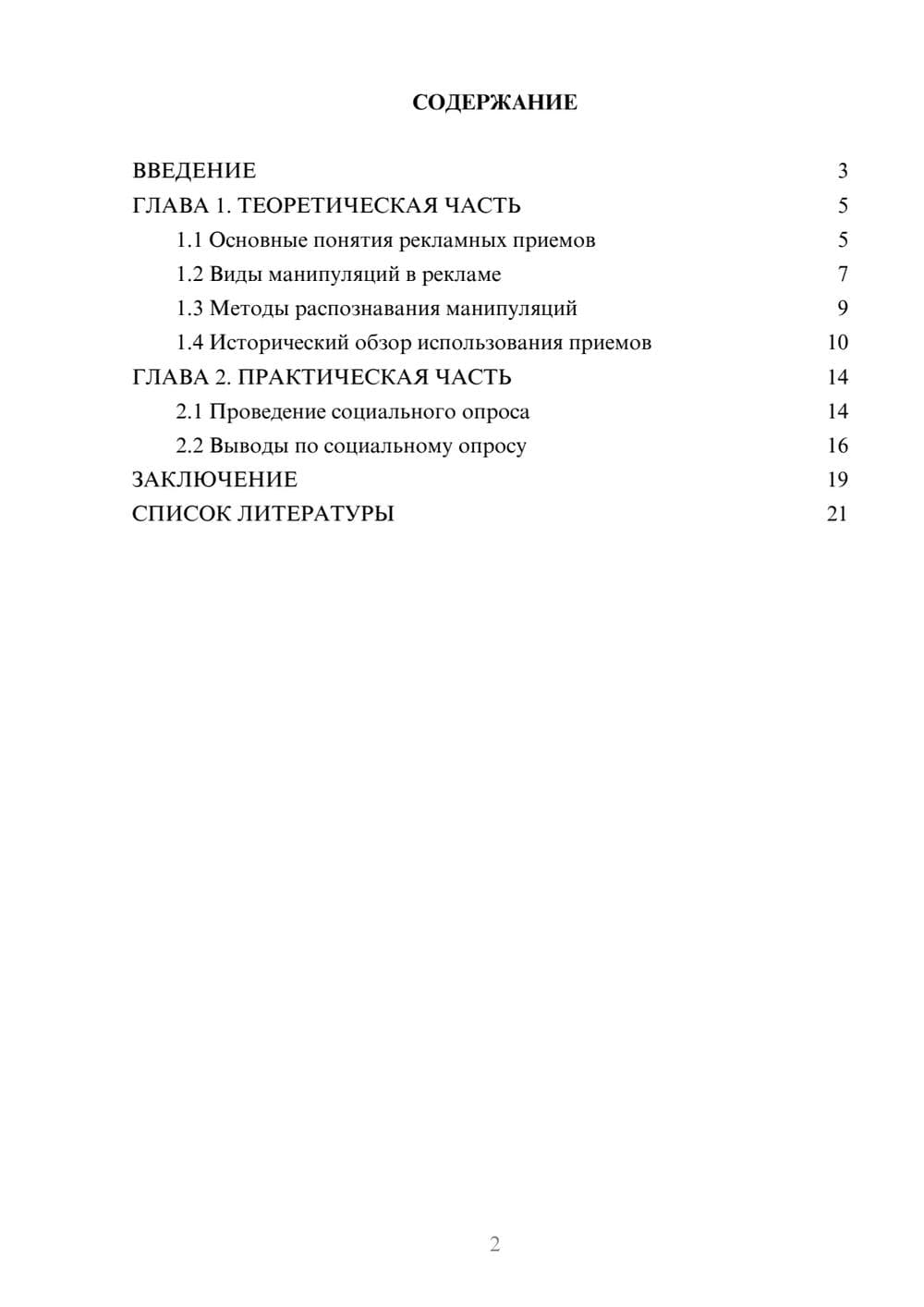 Предпросмотр проекта 2