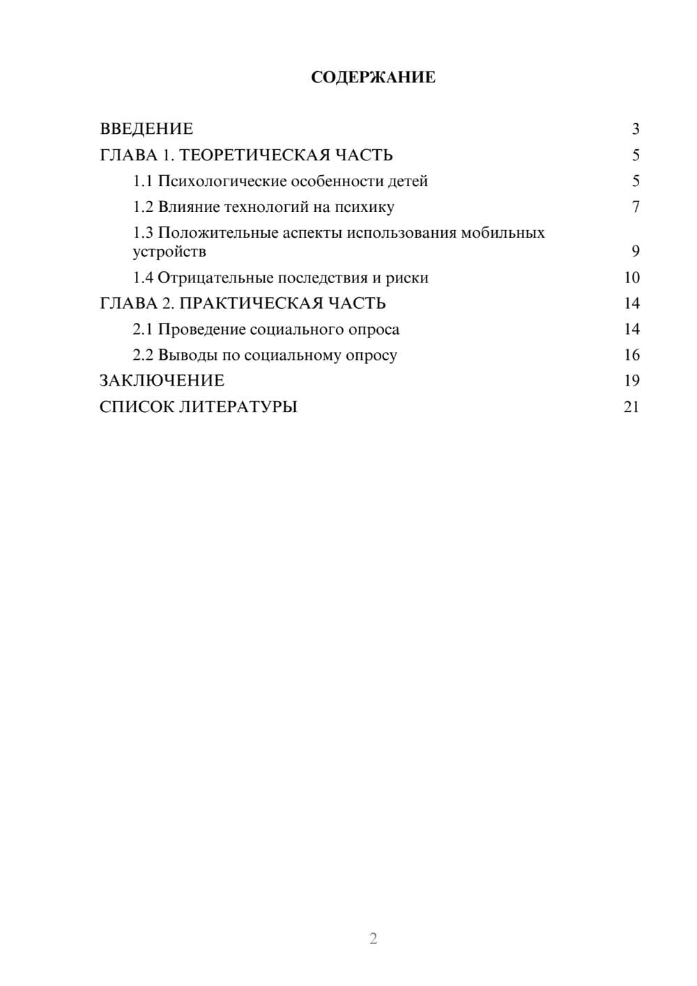 Предпросмотр проекта 2