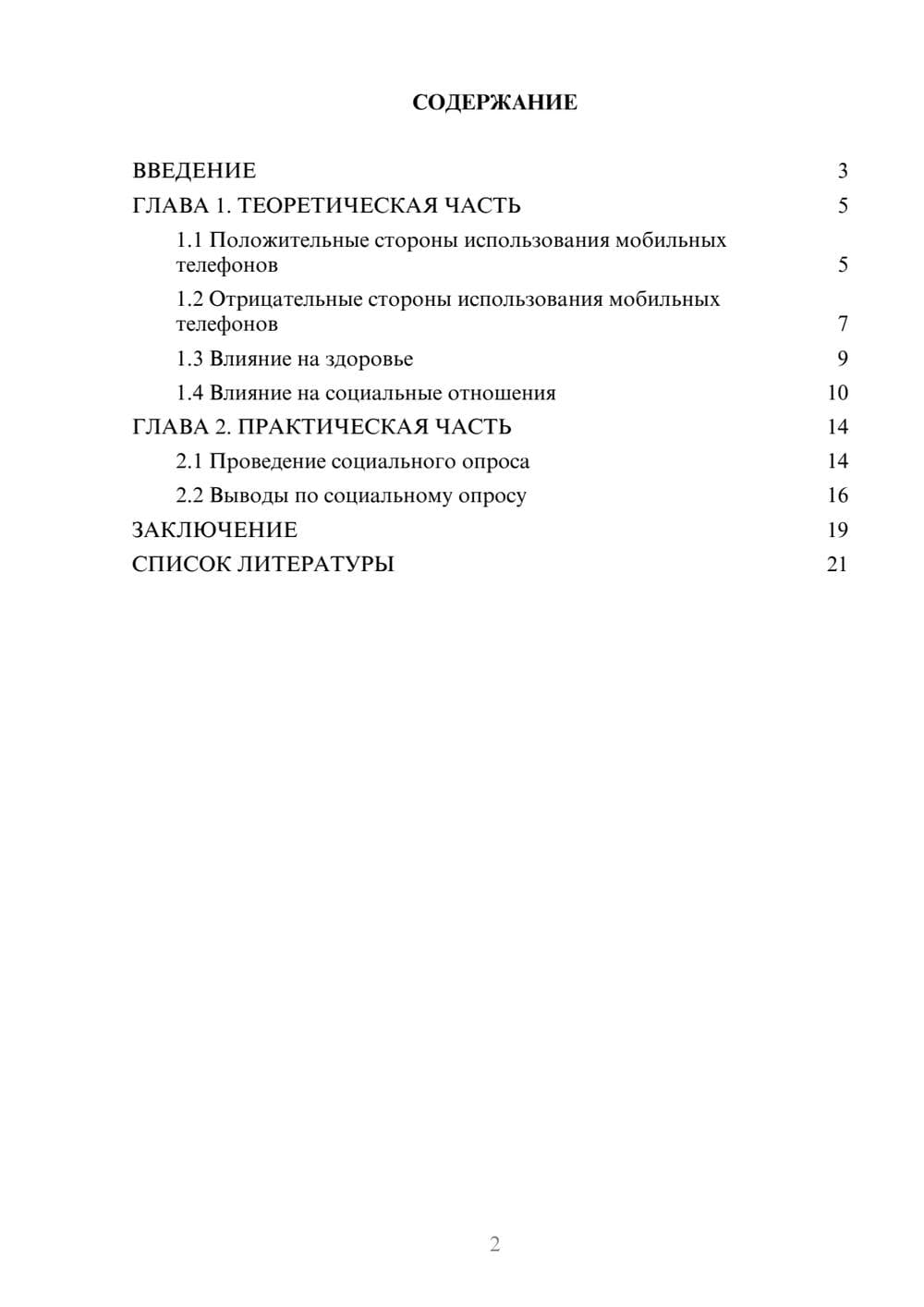 Предпросмотр проекта 2