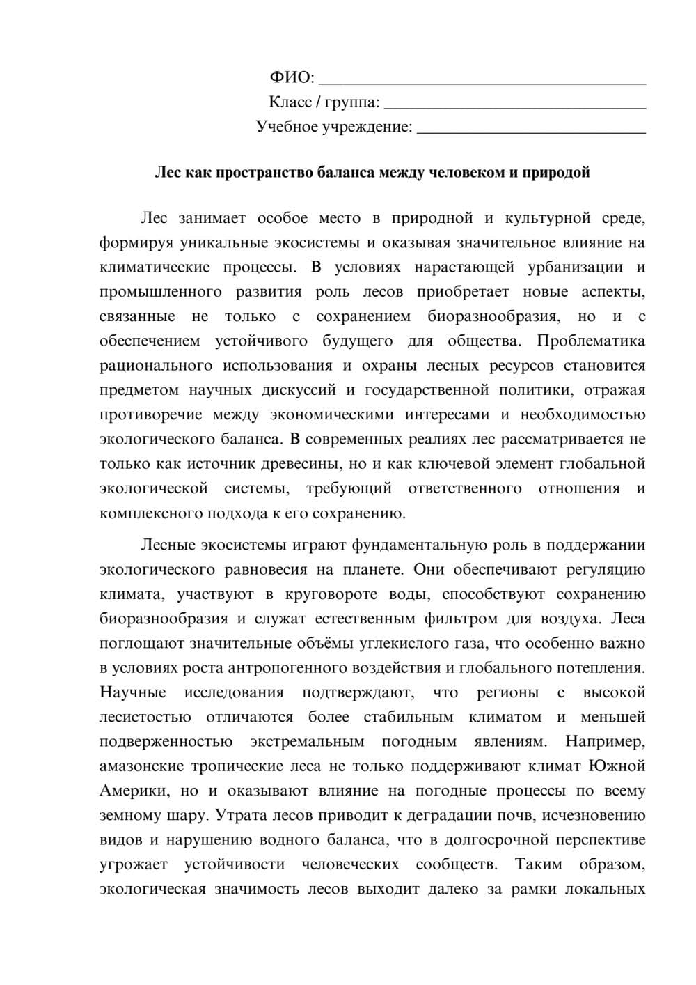 Предпросмотр эссе 1