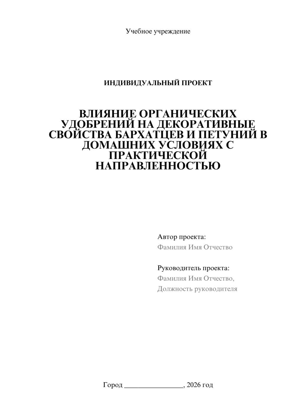 Предпросмотр проекта 1