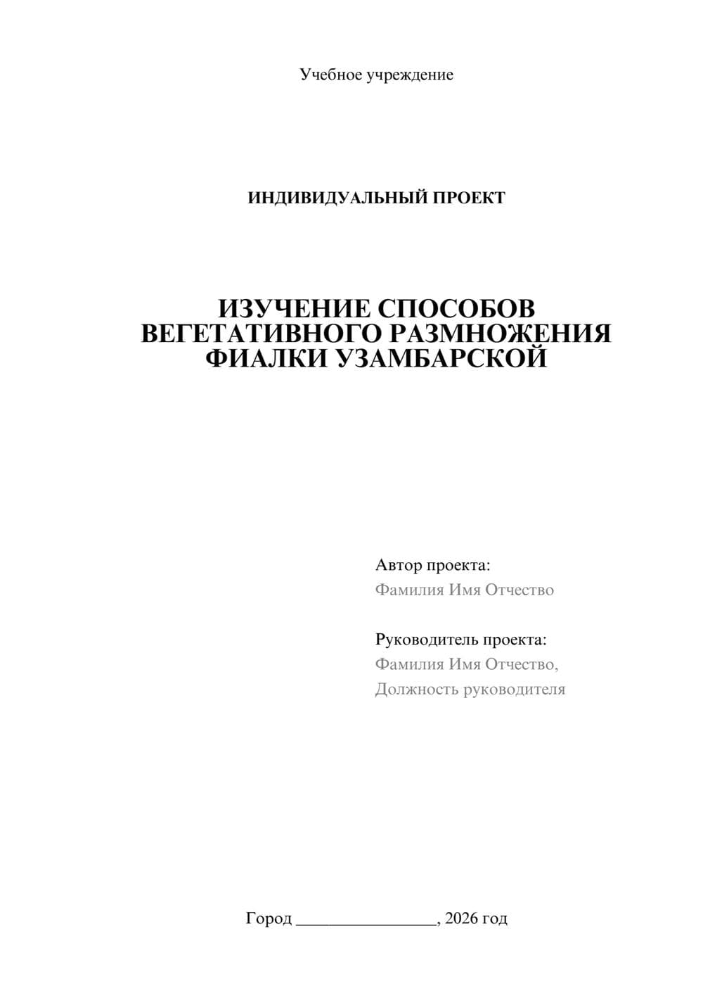 Предпросмотр проекта 1