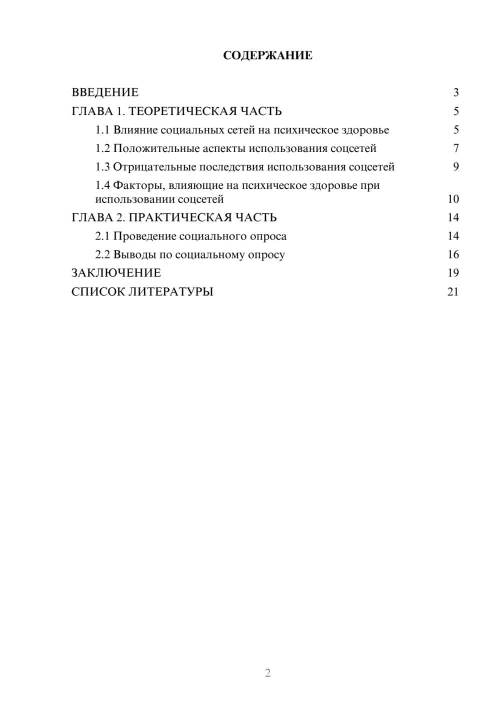 Предпросмотр проекта 2