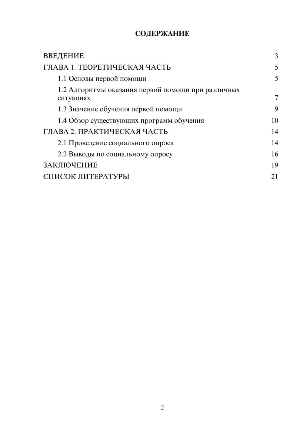 Предпросмотр проекта 2