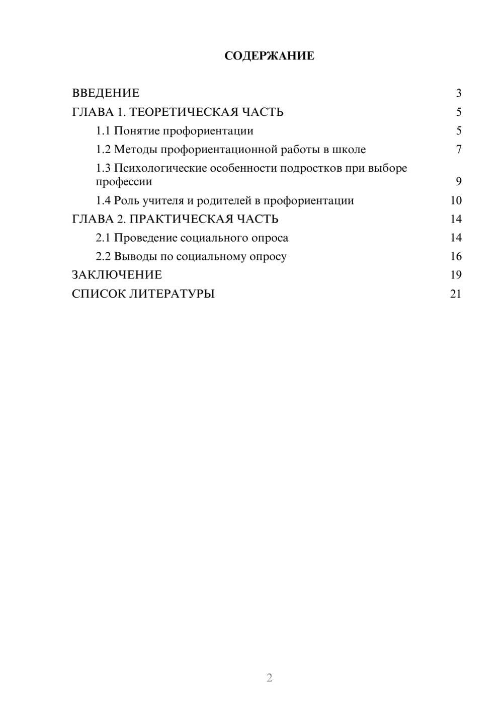 Предпросмотр проекта 2