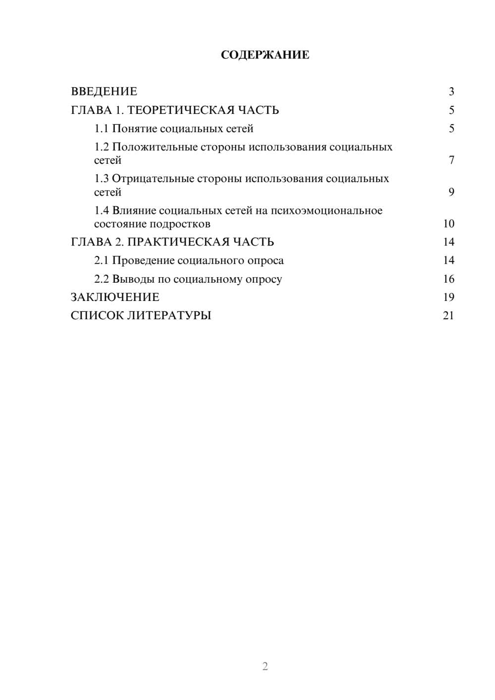 Предпросмотр проекта 2