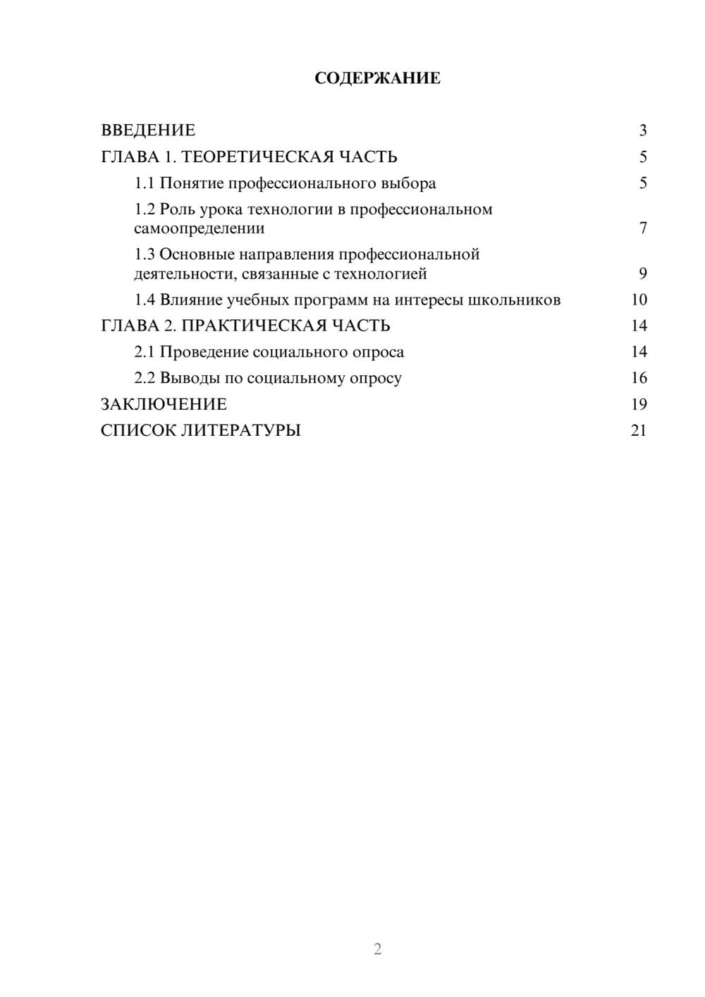 Предпросмотр проекта 2