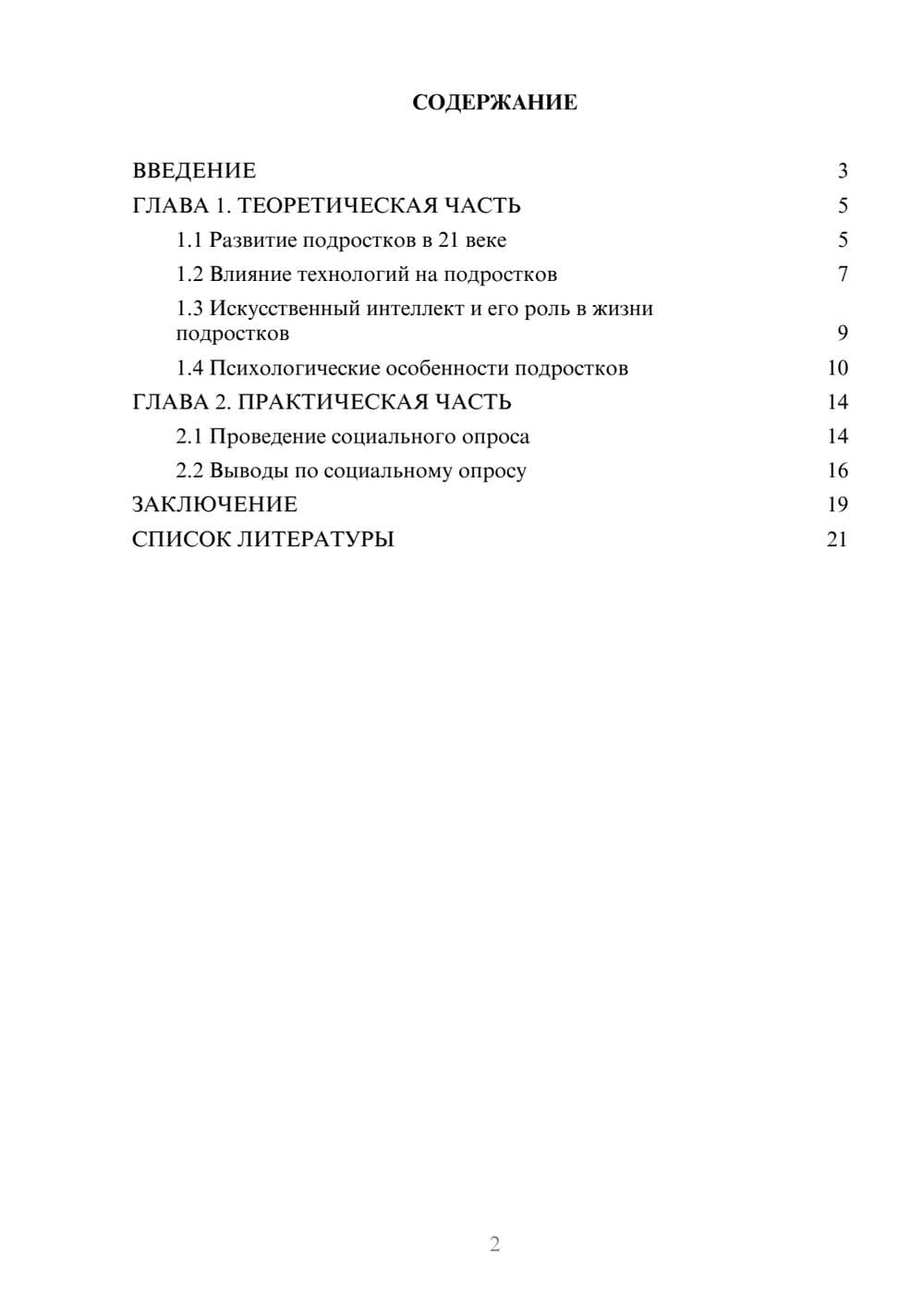 Предпросмотр проекта 2
