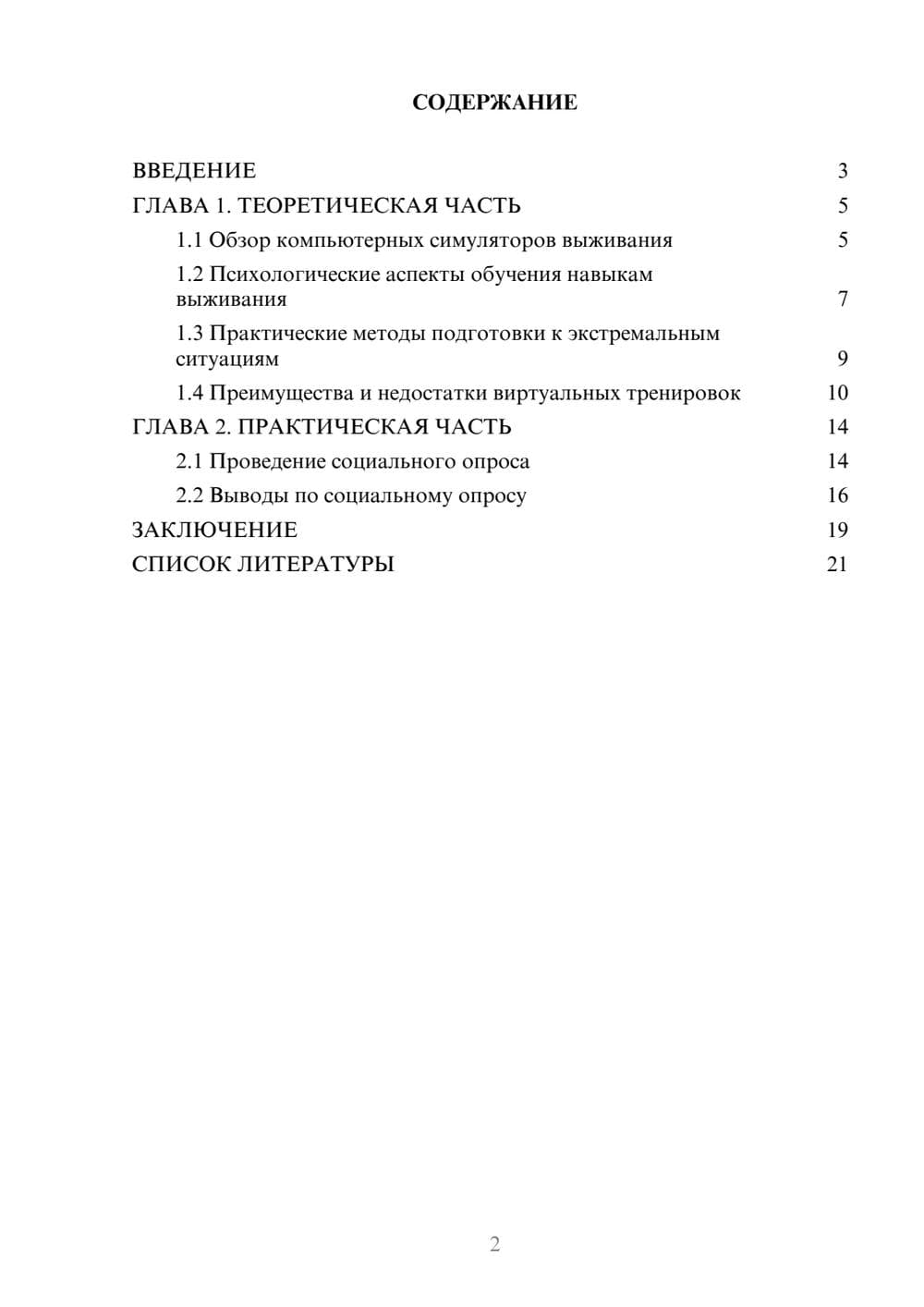 Предпросмотр проекта 2