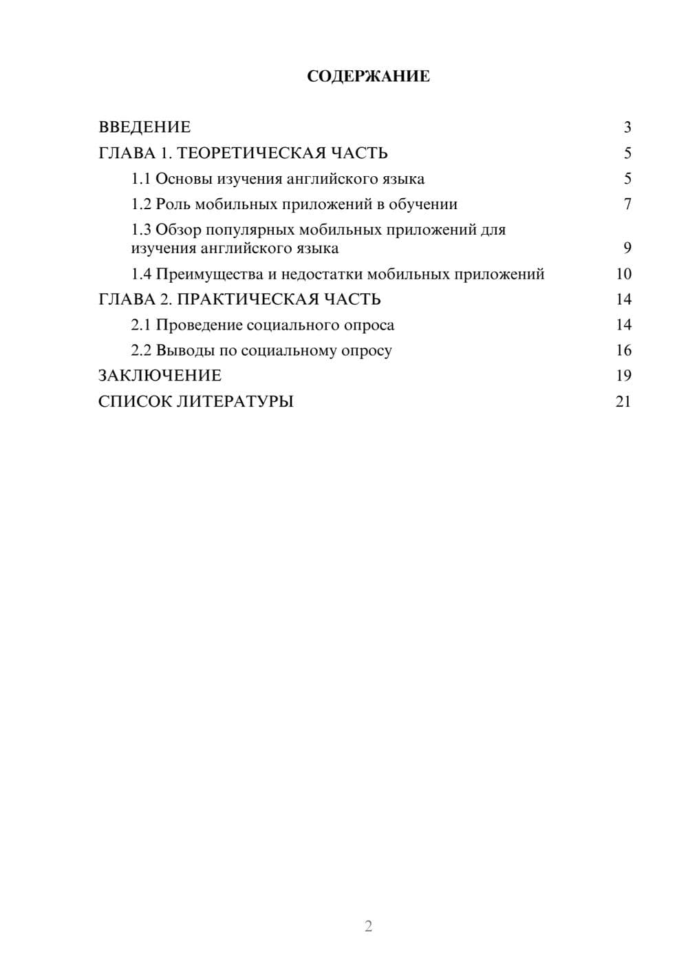 Предпросмотр проекта 2