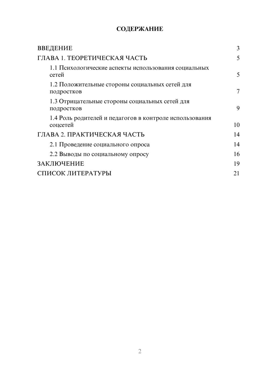 Предпросмотр проекта 2