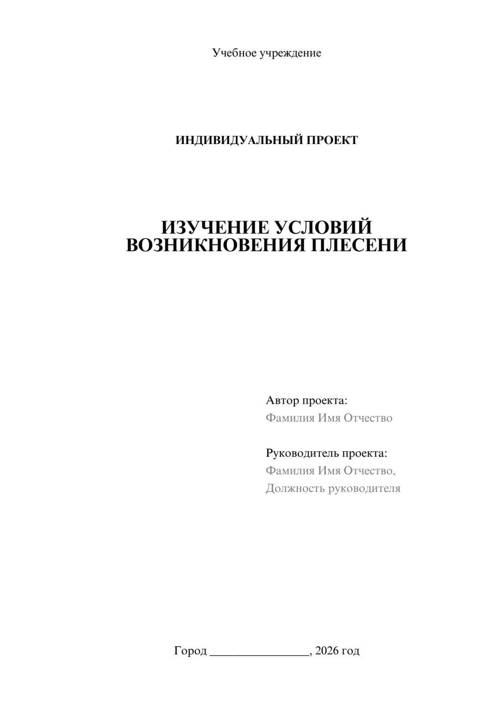 Предпросмотр проекта 1