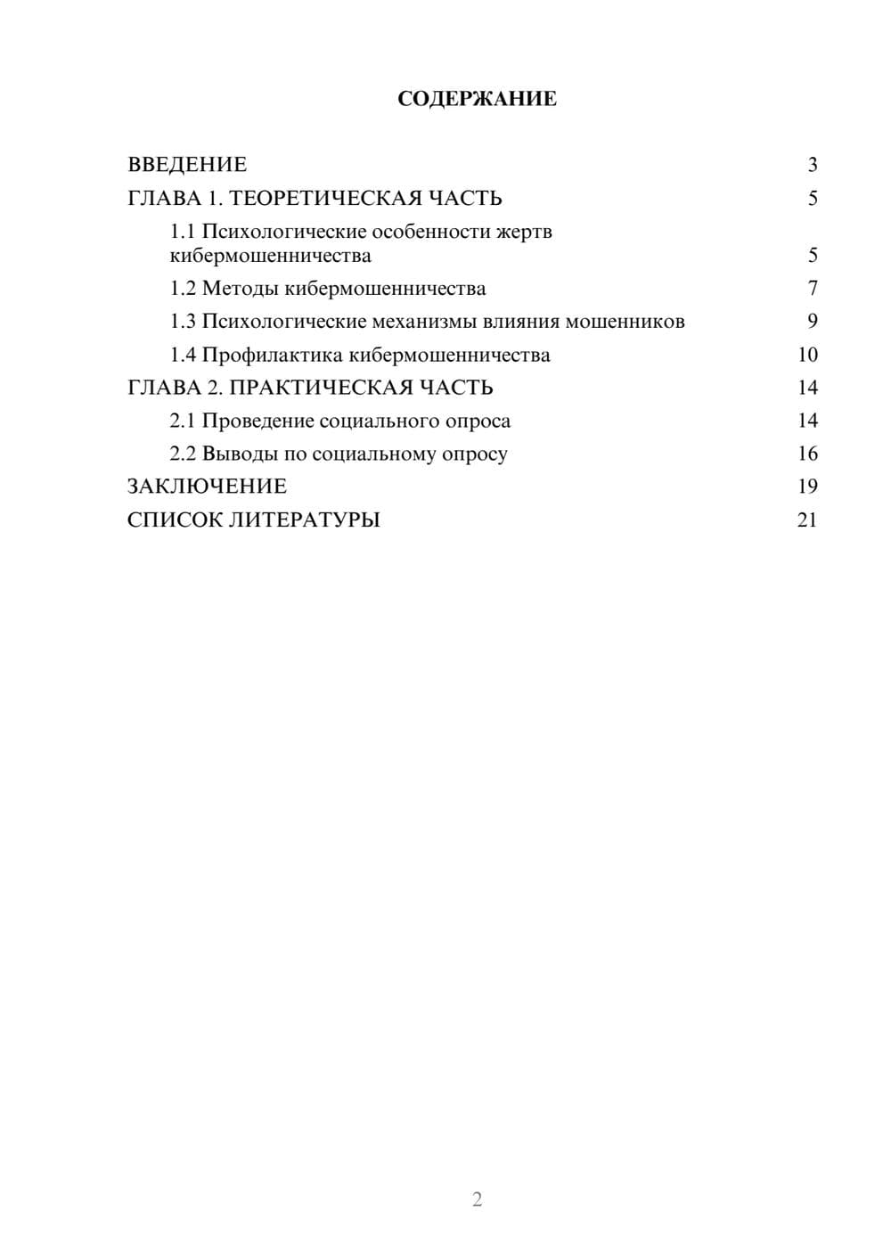 Предпросмотр проекта 2