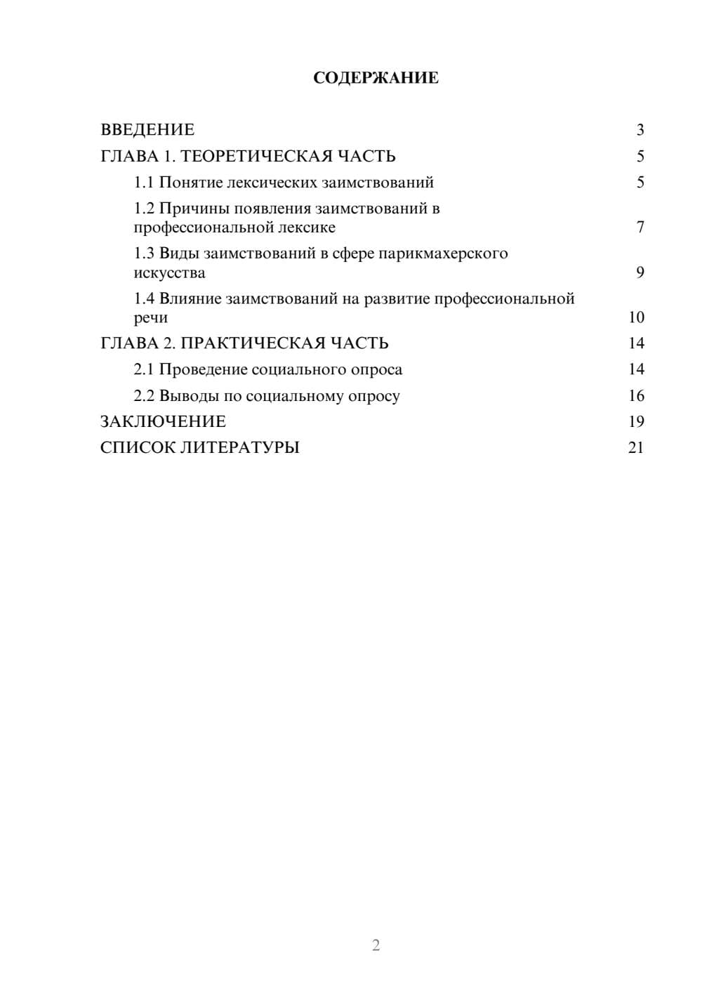Предпросмотр проекта 2