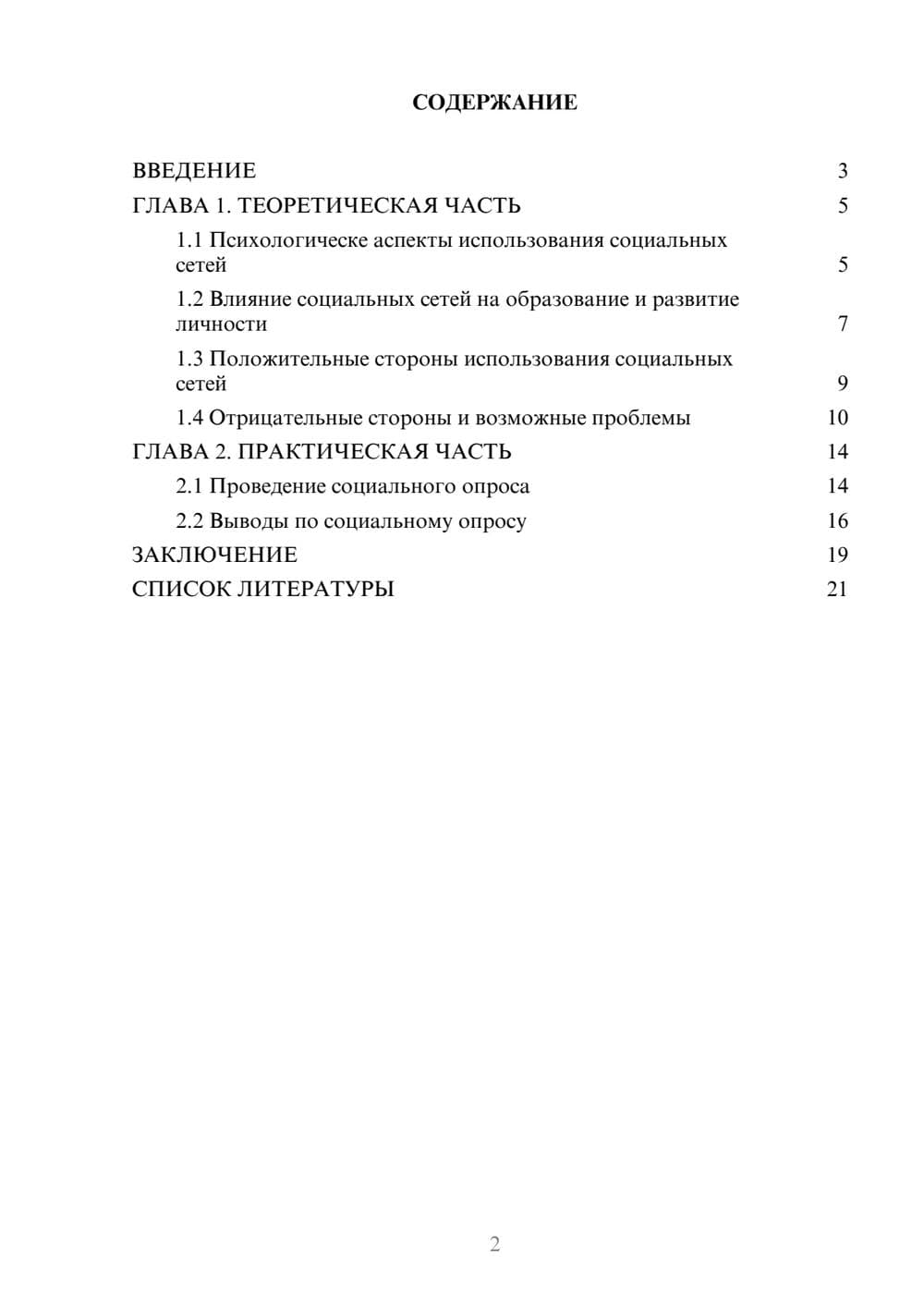 Предпросмотр проекта 2