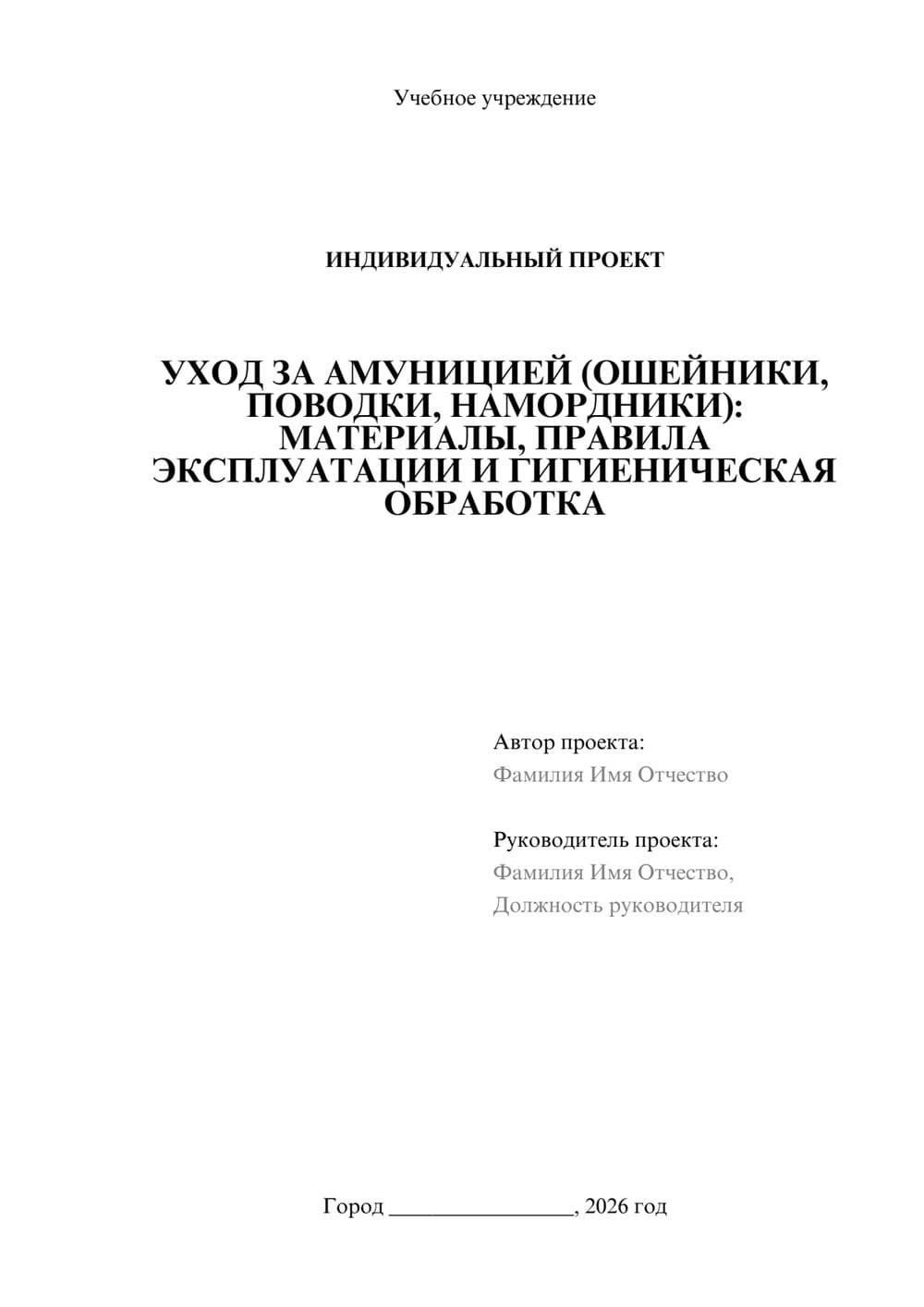 Предпросмотр проекта 1