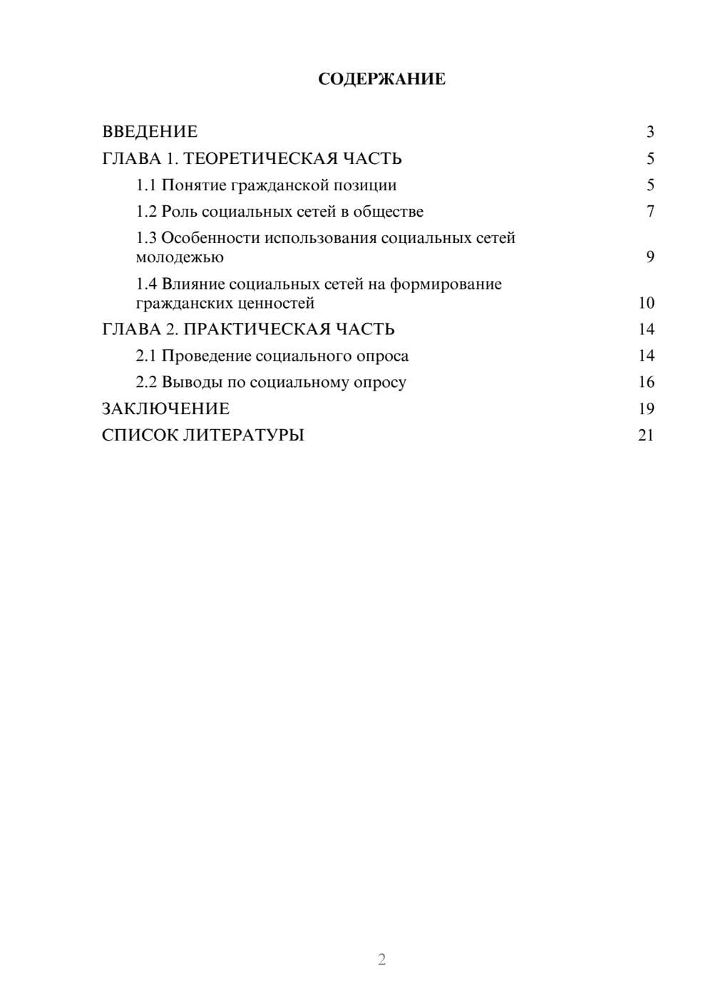 Предпросмотр проекта 2