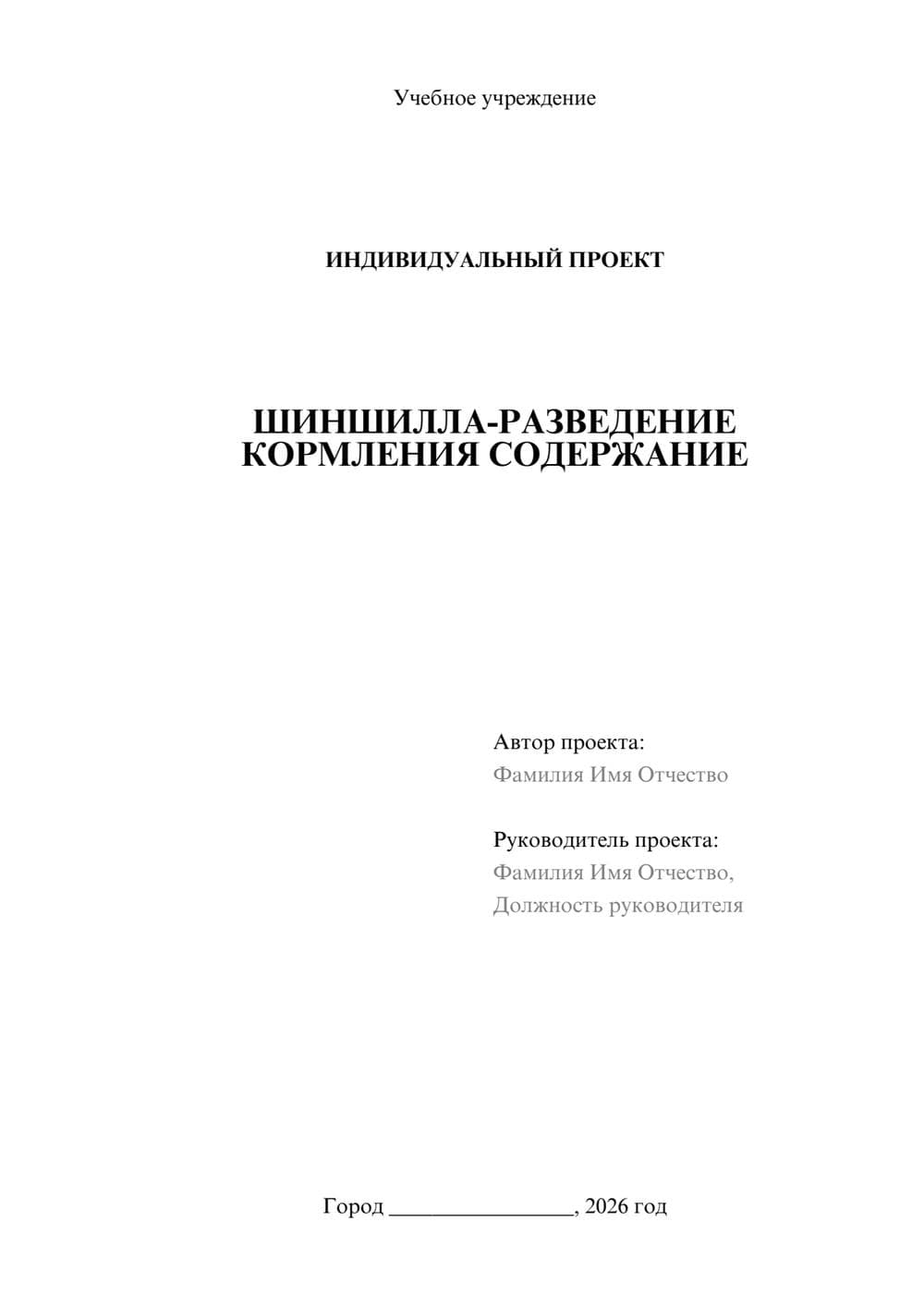 Предпросмотр проекта 1