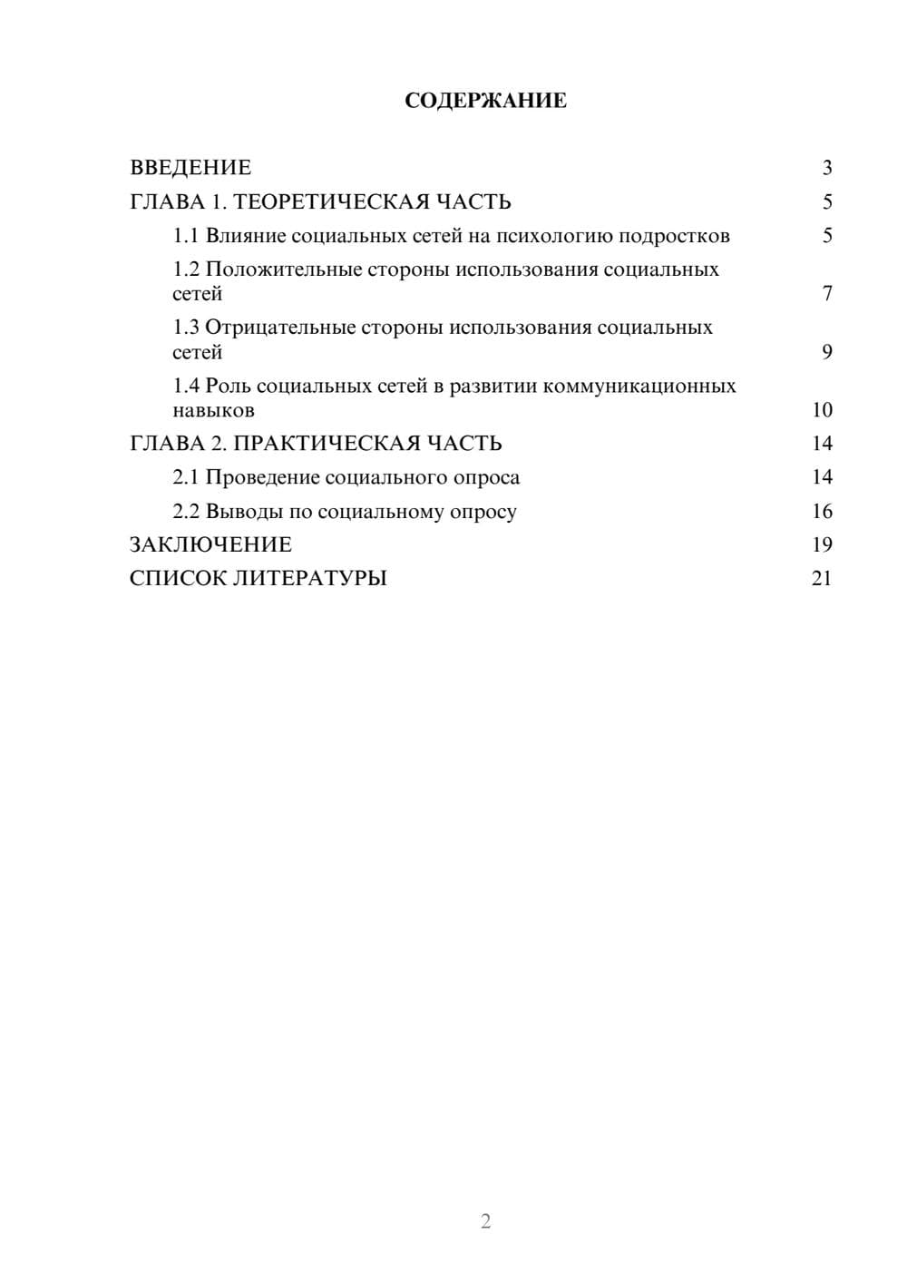 Предпросмотр проекта 2