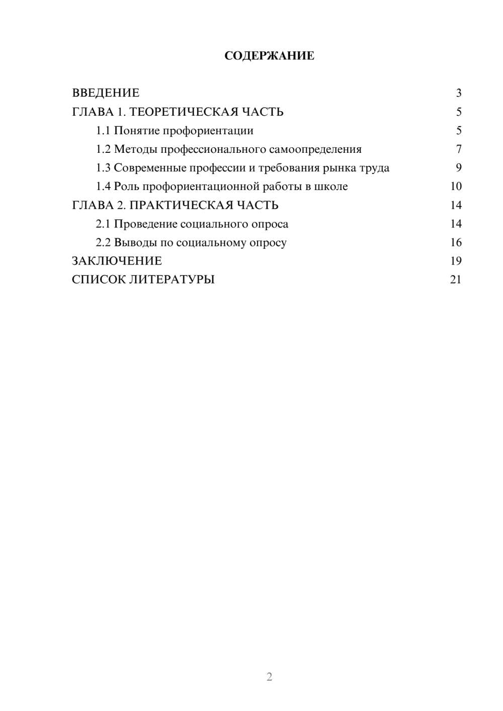 Предпросмотр проекта 2