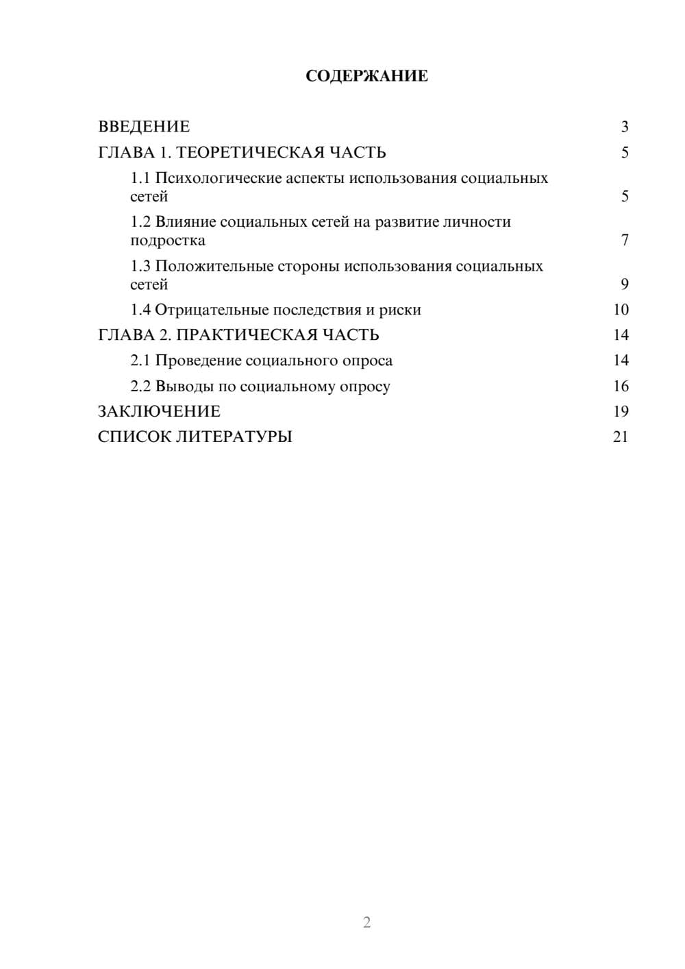 Предпросмотр проекта 2