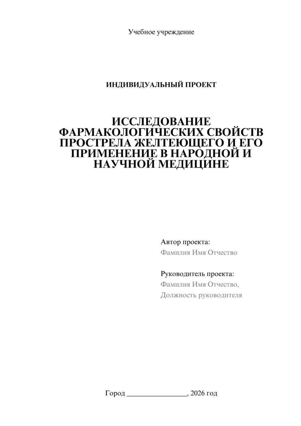 Предпросмотр проекта 1