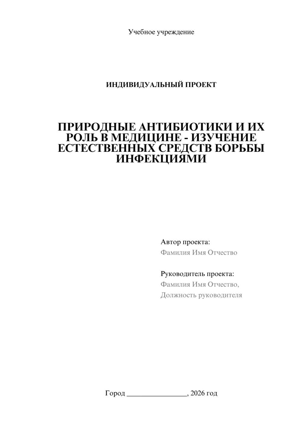 Предпросмотр проекта 1