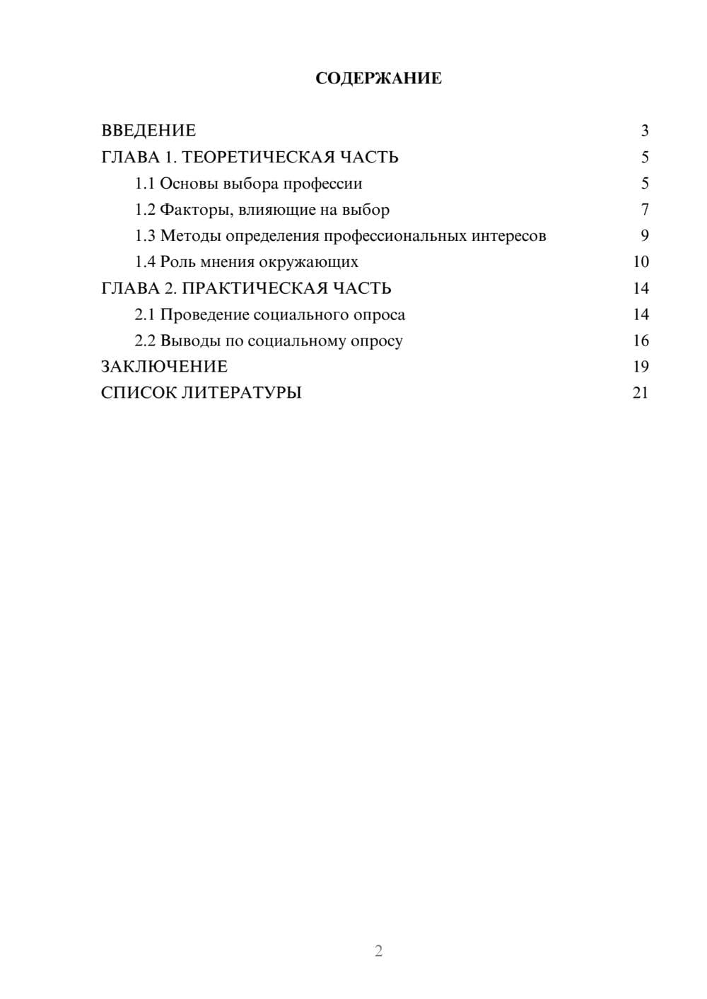 Предпросмотр проекта 2