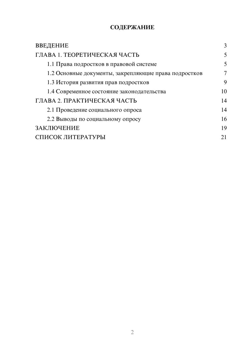 Предпросмотр проекта 2