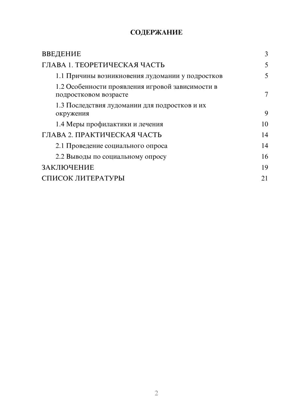 Предпросмотр проекта 2