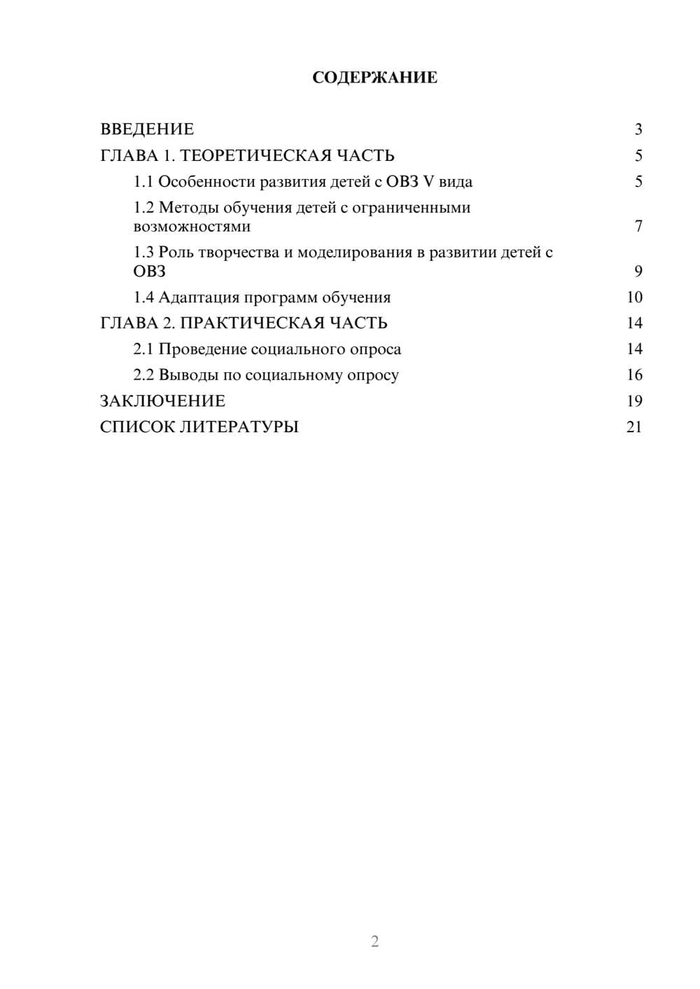 Предпросмотр проекта 2