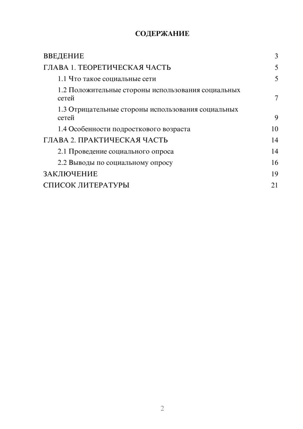 Предпросмотр проекта 2