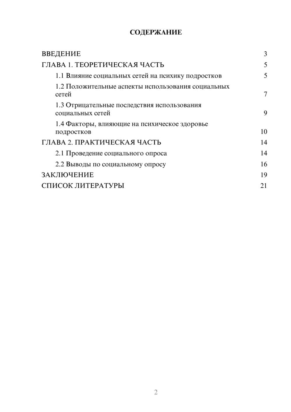 Предпросмотр проекта 2