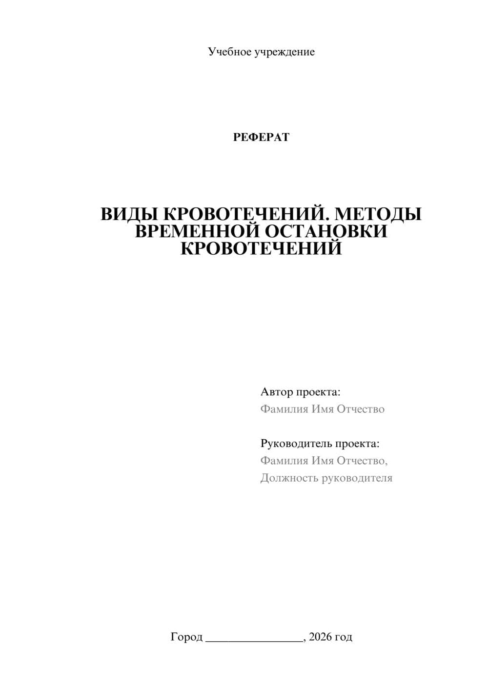 Предпросмотр проекта 1