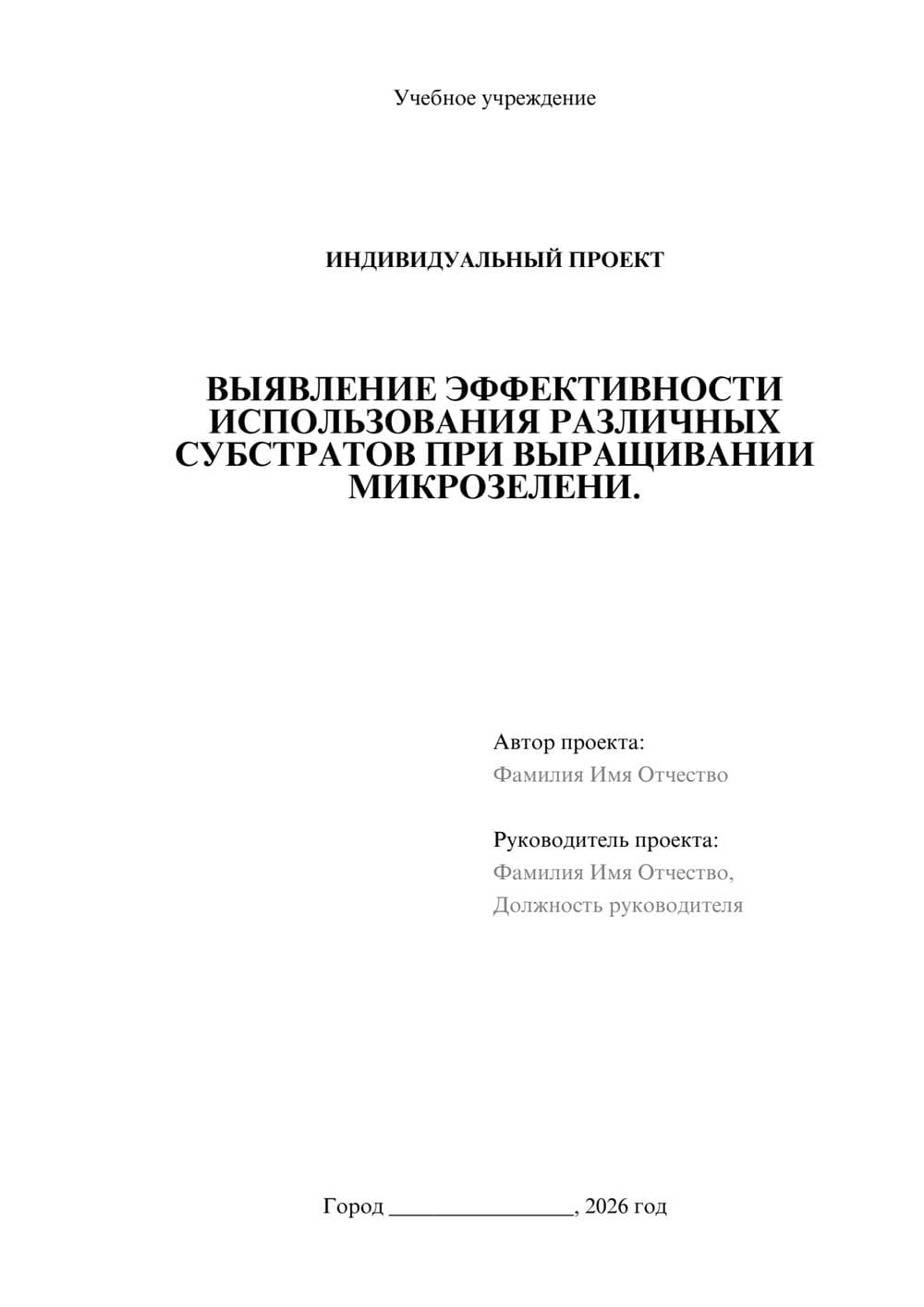 Предпросмотр проекта 1