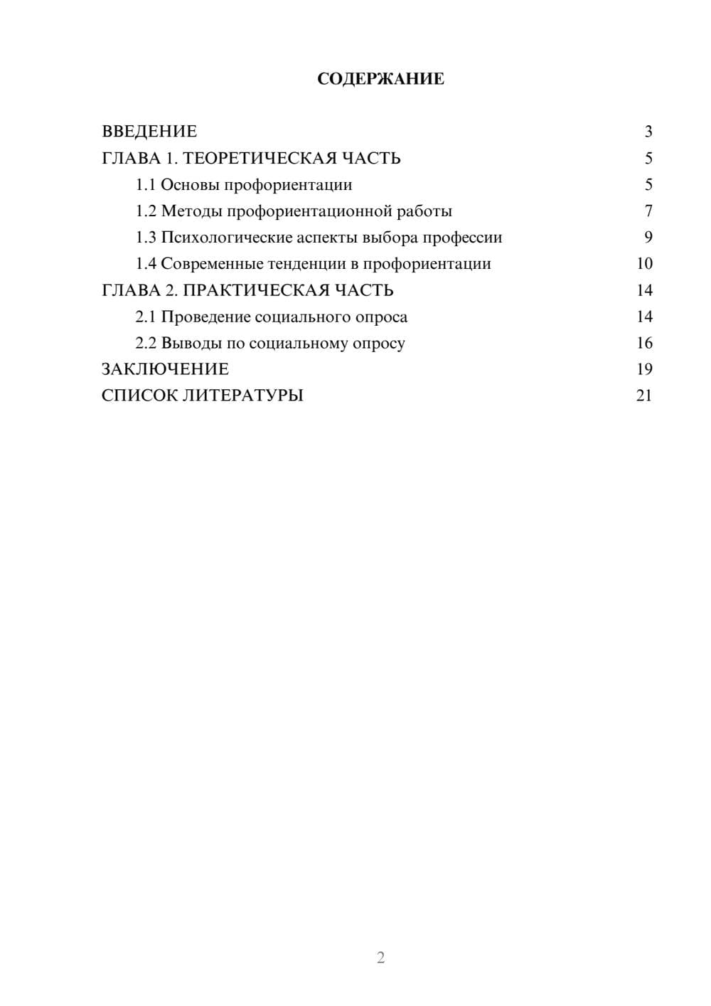 Предпросмотр проекта 2