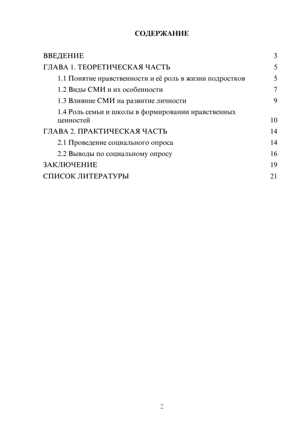 Предпросмотр проекта 2