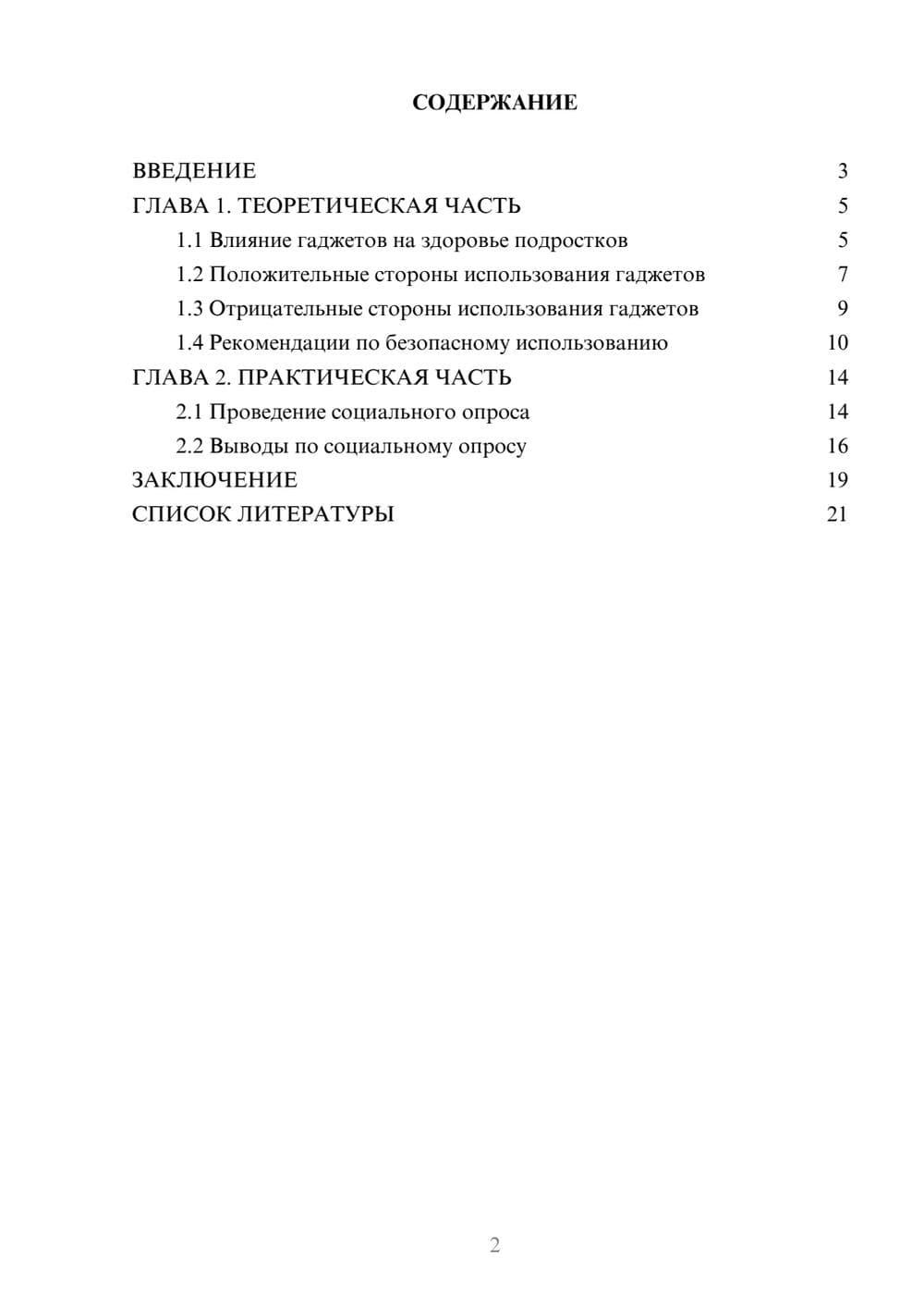 Предпросмотр проекта 2