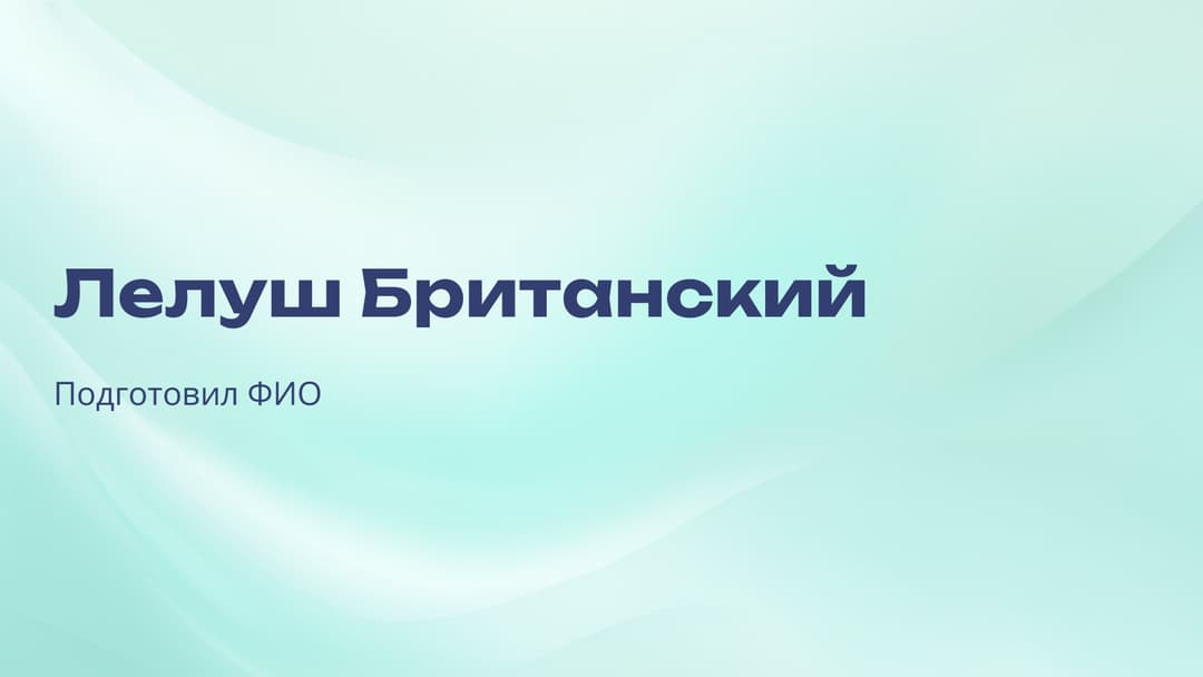 Слайд 1